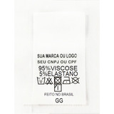 Etiqueta De Composição Nylon Camiseta 500 Un. Compre Agora
