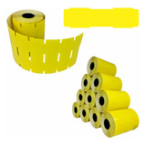 Etiqueta Gondola 30x100 Amarela 10 Rolos Zebra Argox Elgin