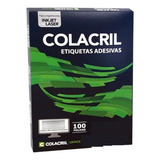 Etiqueta Impressora A4 63 X 46mm Colacril 100fls Ca4361