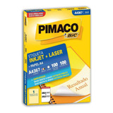 Etiqueta Inkjet Laser A4367 100fls 28,8x20cm