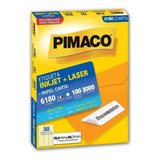 Etiqueta Pimaco Ink-jet/laser 6180 Pt 3000