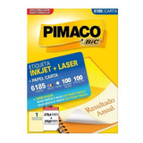 Etiqueta Pimaco Inkjet + Laser -