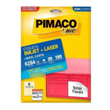 Etiqueta Pimaco Inkjet+laser Branca Carta 6284
