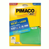 Etiqueta Pimaco Inkjet+laser Branca Carta 6287
