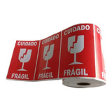 Etiqueta Selo Fragil Taça Transporte Mercadorias