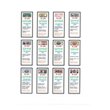 Etiquetas Coloridas De Réis E Cruzeiros Com Foto - Completa