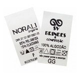 Etiquetas De Nylon Personalizadas Para Roupas Composição