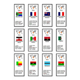 Etiquetas Para Cédulas Dos 290 Países Mundo Tamanho 3,4cm