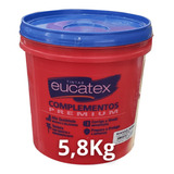 Eucatex Massa Corrida Pva 5,8kg Branca Eucatex