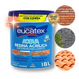 Eucatex Resina Acrílica Brilhante Acqua  18l Cor Incolor