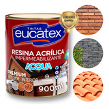 Eucatex Resina Acrílica Brilhante Acqua 900ml Cor Incolor