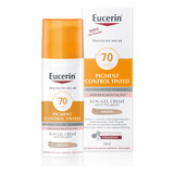 Eucerin Sun Pigment Control Tinted Creme Gel Médio Fps 70 50