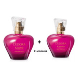 Eudora Kissme Rosa Marcante Deo Colônia 50ml - 02 Unidades