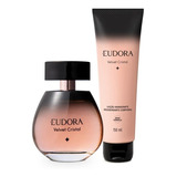 Eudora Velvet Cristal Colônia 100ml + Loção Corporal 150ml