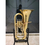 Euphonium Dolphin 3 Pistos Sib - Laqueado - Aceito Troca