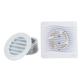 Exaustor De Ambientes Com Duto E Grade 100mm