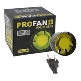 Exaustor Profan Axial 100mm + Cabo Cultivo Indoor Grow Coifa