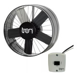 Exaustor Ventilador Industrial 400mm 140w Tron 40cm Grafite Bivolt 110v/220v