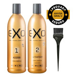 Exo Hair Alisamento Exoplastia Capilar 2x500ml + Brinde!