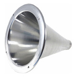Expansor Corneta De Alumínio Polido Longo D250x Cone Rosca