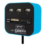 Expansor Hub Usb 2.0 3 Portas Super Rápido 480 Gbps