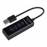 Expansor Hub Usb 3.0 Com Led 4 Portas Super Speed 5.0 Gbps.