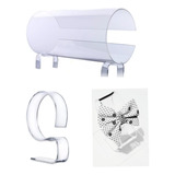 Expositor 1 Porta Suporte Tiara Arco 1 Laço 1 Tiara Individual Acrílico