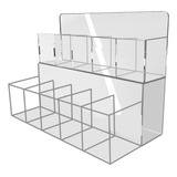 Expositor Acrílico Branco Para Canetas Balcão Display