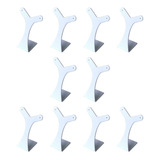 Expositor De Acrilico Branco Tipo Peixinho Para Brincos, Bijuterias E Joias - 10 Peças - Promoção