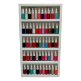 Expositor De Esmaltes P/manicure Mdf Branco C/fundo 30x60x6 