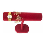 Expositor Organizador Pulseira Relógio Bracelete. Vermelho
