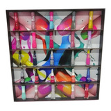 Expositor Porta Esmaltes Organizador Fundo Decorativo Mdf