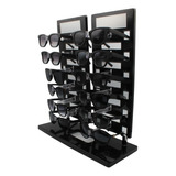 Expositor Torre Para 12 Óculos Com Espelhos Ep12 Preto