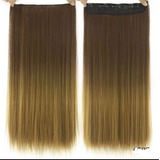 Extensão Aplique Cabelo Orgânico Tic Tac Liso Igual Humano