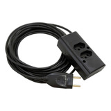 Extensão Cozinha Industrial De Restaurantes/doceria 3 Metros Cor Preto 127v/220v