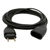 Extensão De Parafusadeira Cabo Pp 2x1,50mm Singela 5 Metros Cor Preto 127v/220v