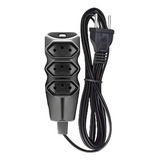 Extensão Elétrica 5 Metros Bivolt Preto Ou Branco 2p+t
