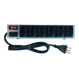 Extensão Filtro De Linha 6 Tomadas Bivolt Cabo 1m (1 Un.)