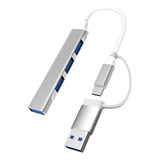 Extensões K Mini Usb Hub, Hub 3.0 De 4 Portas, Adaptador Sta