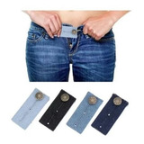 Extensor Alongador De Calça Fivela Cinto Botão 4 Unidades