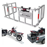 Extensor Caçamba Saveiro2010/2019 Com Rampa P/ Moto Dobrável