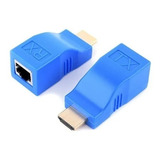 Extensor Conversor Hdmi Via 1 Cabo Rede Rj45 4k 30m Cat5e/6