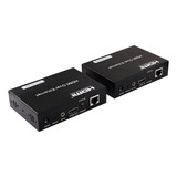 Extensor Hdmi 120 Metros 120m Ir Conversor Rj45 Ip Cat 5 / 6