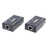 Extensor Hdmi 60m Conversor Rj45 Ip Cat 5e/ 6