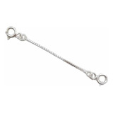 Extensor Veneziana Fecho Boia Pega Ladrão 15cm Prata 925