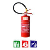 Extintor Abc 4kg+suporte Parede Extintor Pó Químico Seco 4kg