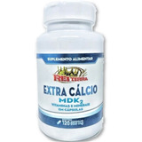 Extra Cálcio Mdk2 500mg 120 Cápsulas - Rei Terra Sabor Sem