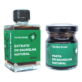 Extrato 30 Ml + Pasta Natural De Baunilha Vanilla Brasil 42g