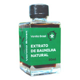 Extrato De Baunilha Natural Vanilla Brasil 30 Ml Zero Açúcar