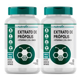 Extrato De Propolis Puro Vitamina C + D + Zinco 120 Nutralin